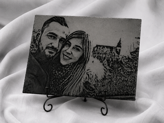 Slate Engraved Portrait