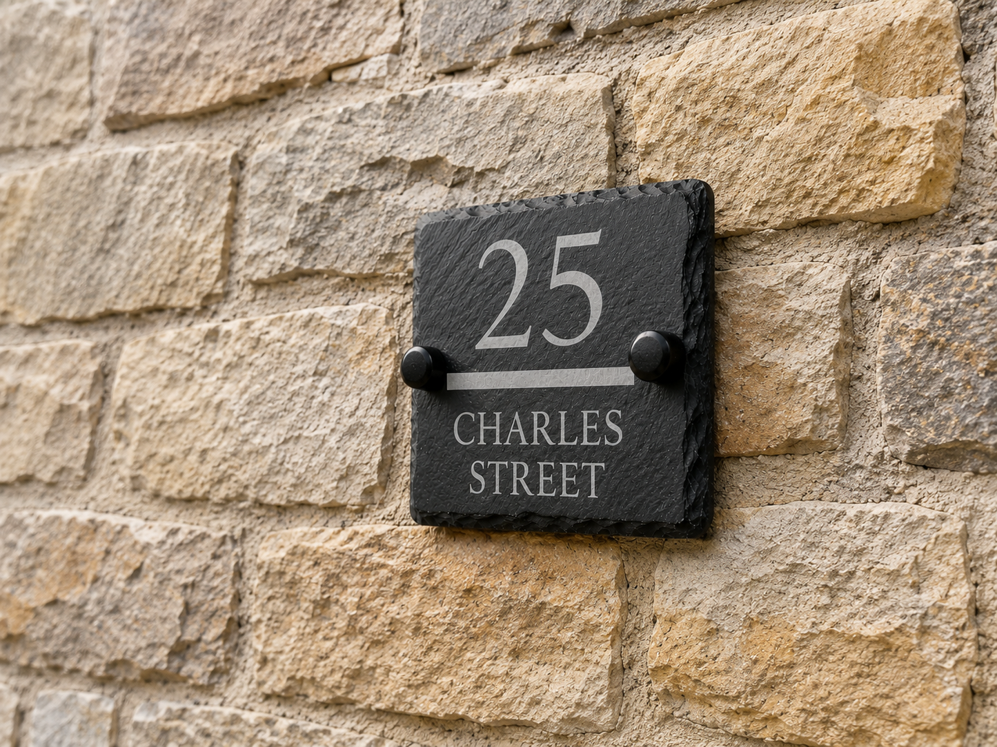Personalised Slate House Sign