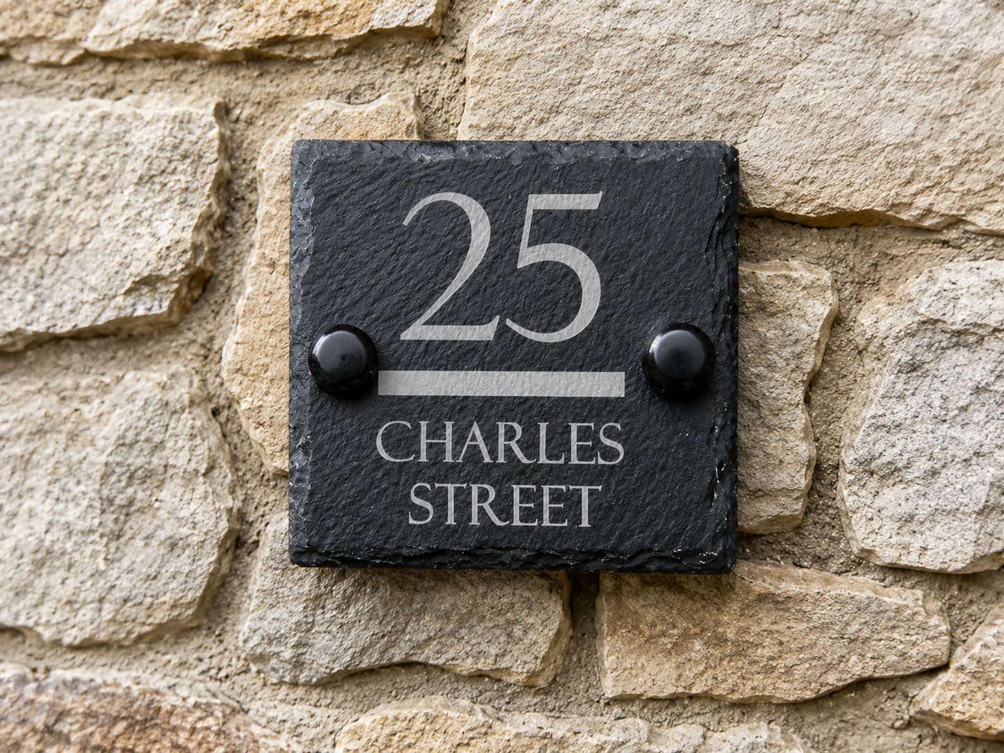 Personalised Slate House Sign