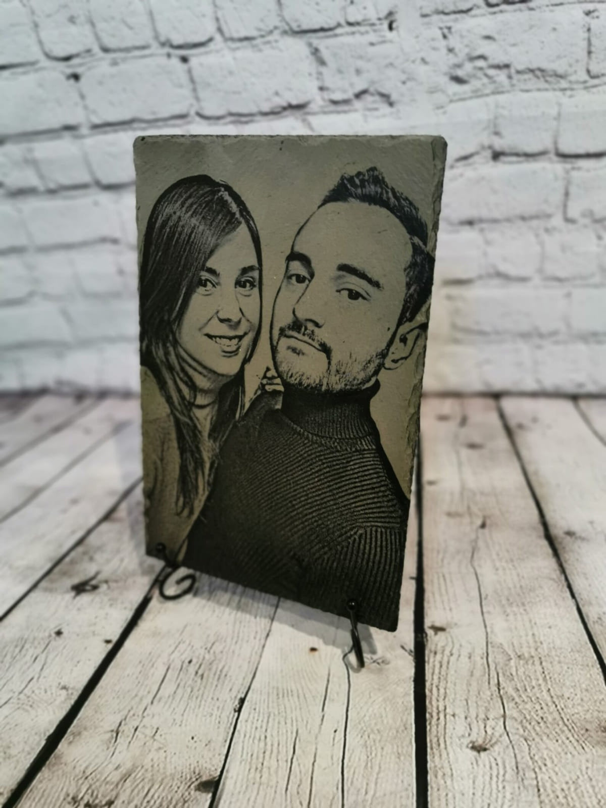 Slate Engraved Portrait