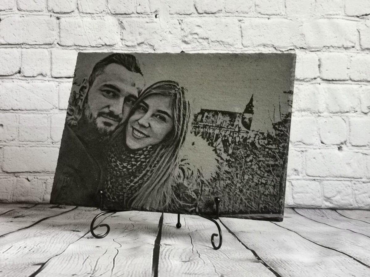 Slate Engraved Portrait